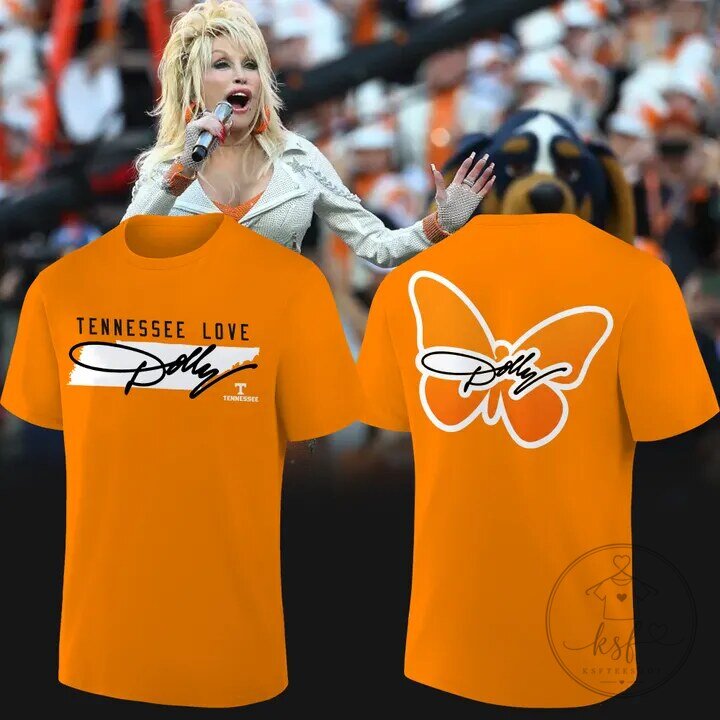 Dolly Parton Tennessee Love Orange Country Music Fan T-Shirt