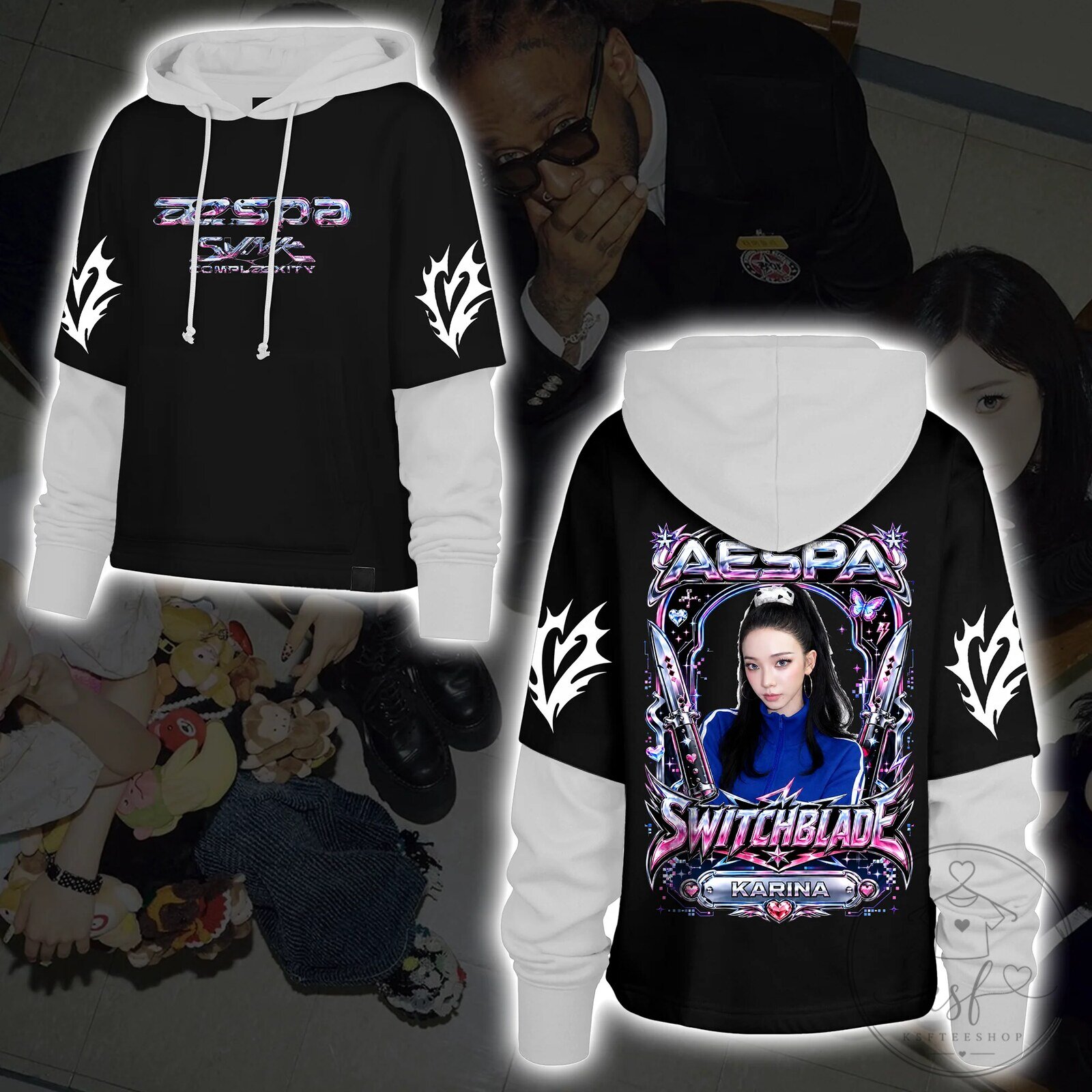 Aespa SYNK Complexity Tour Fairy Style Hoodie for MYs