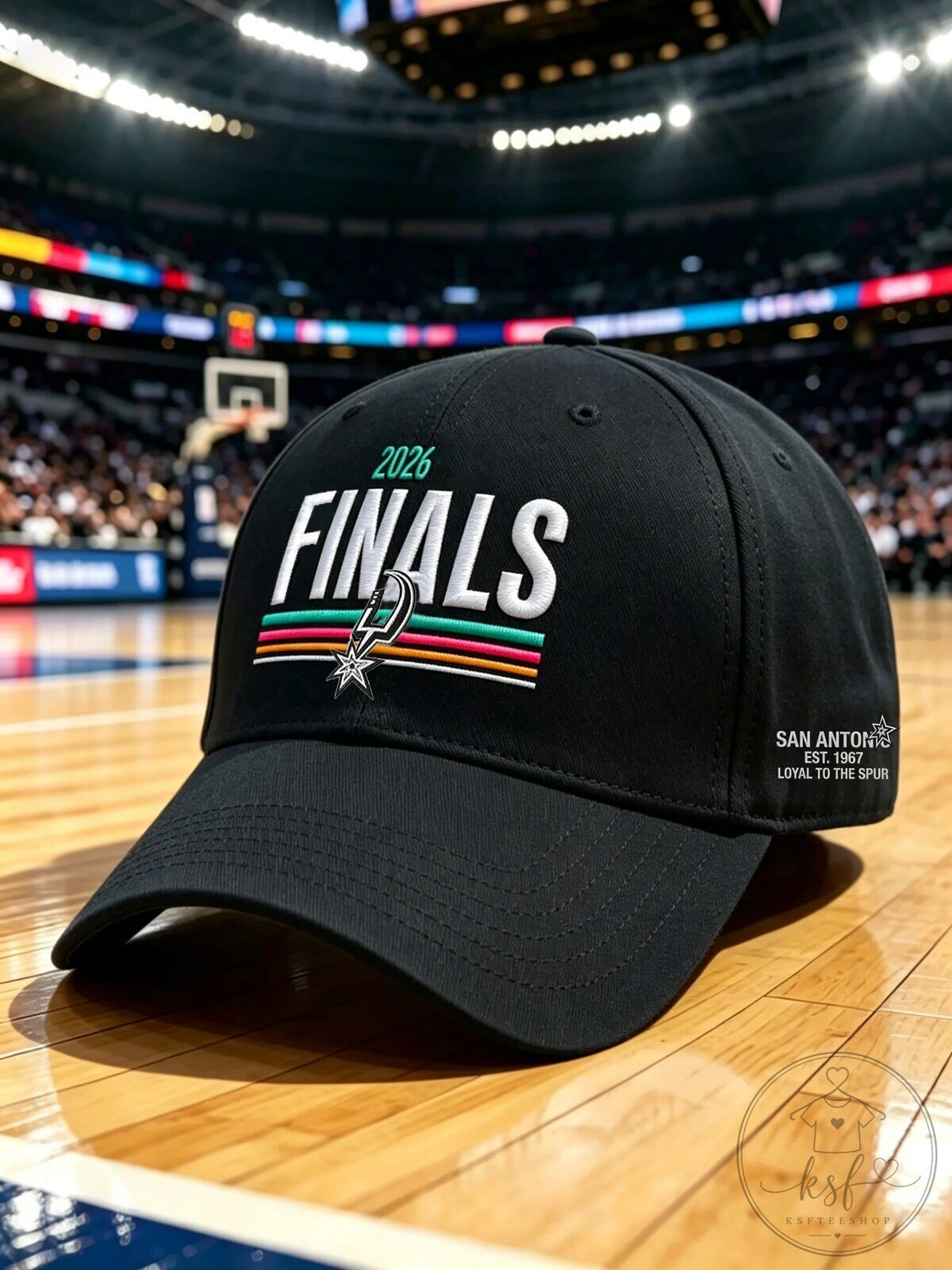 San Antonio Spurs 2026 Finals Basketball Fan Cap Hat