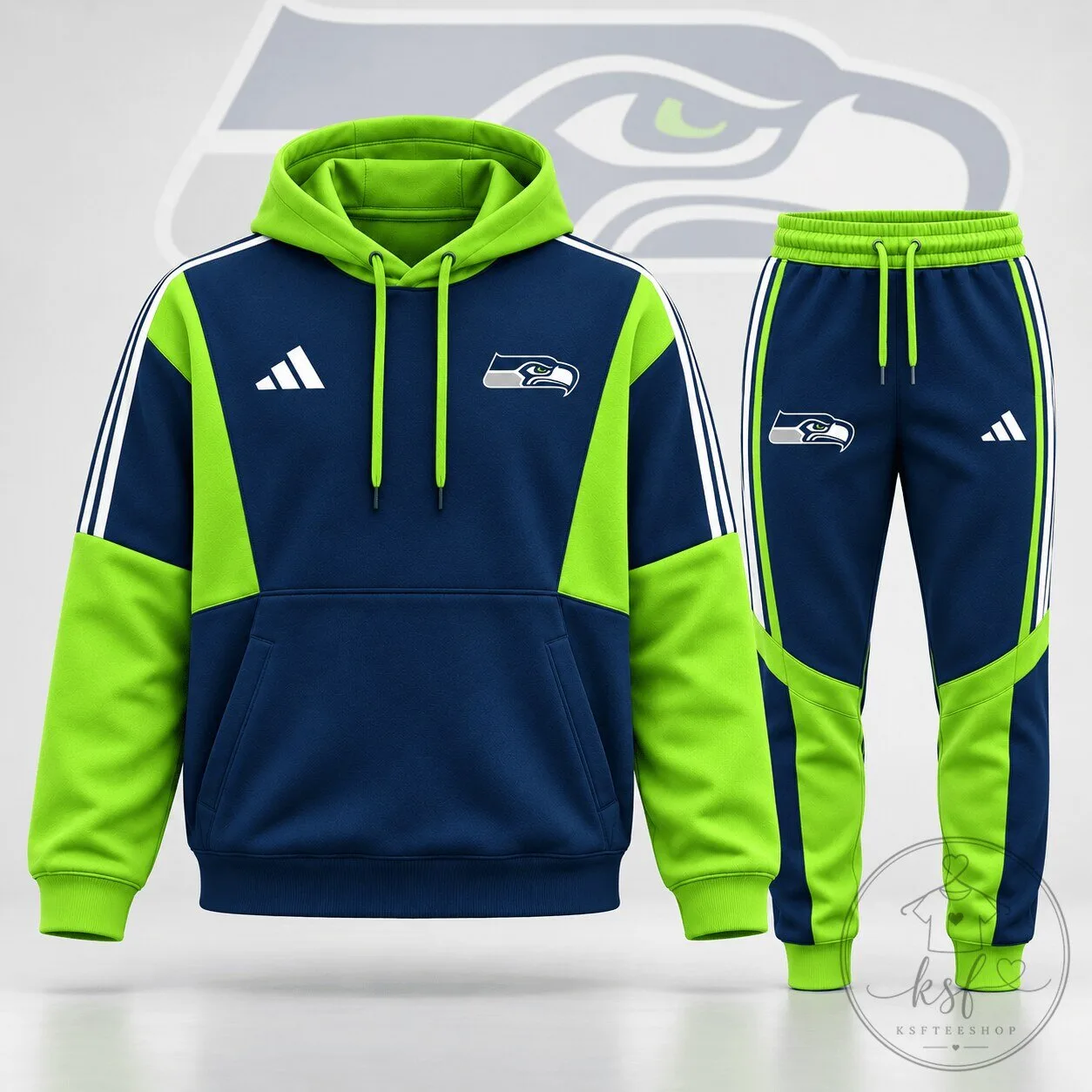 Seattle Seahawks National Football League Performance Hoodie and Jogger Set