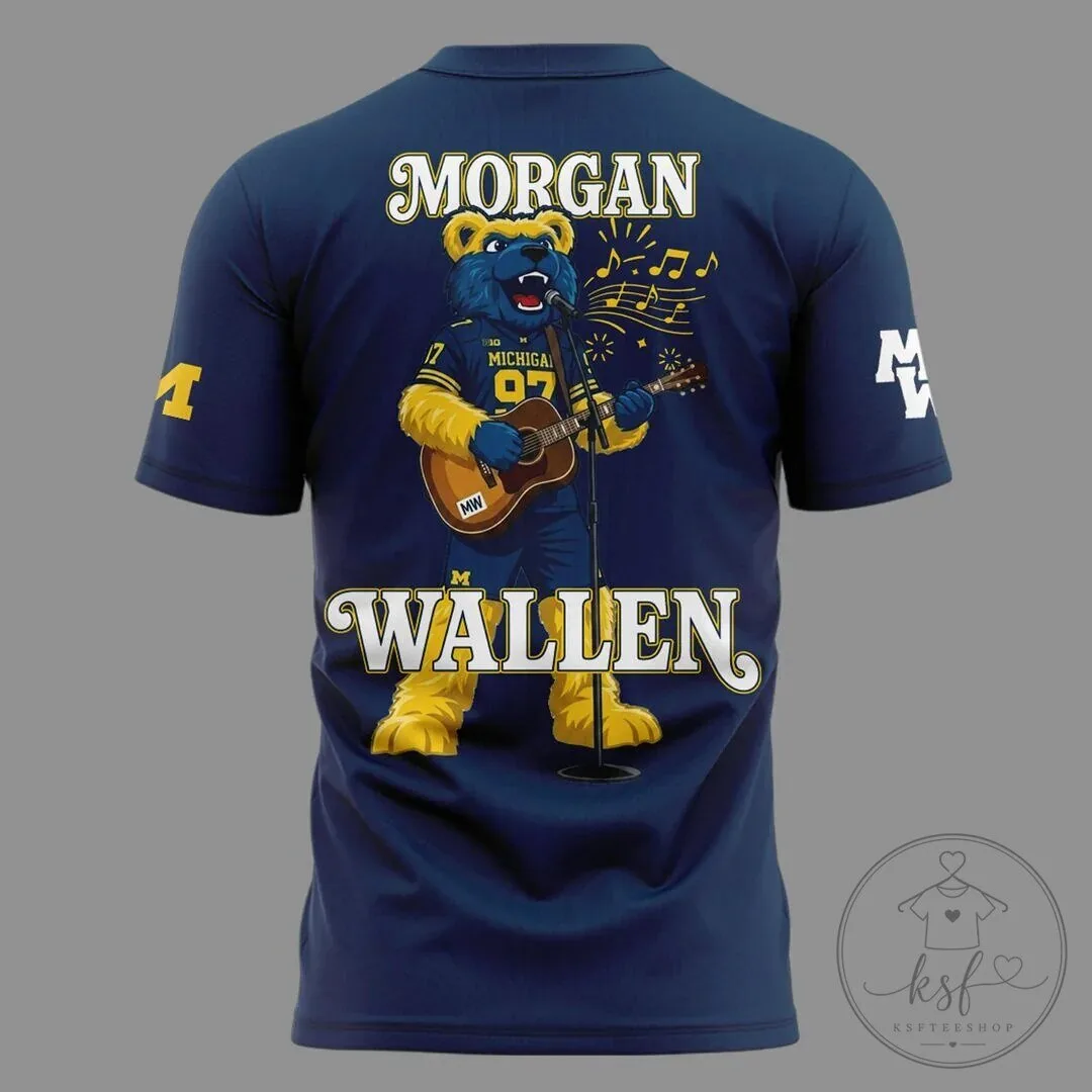 Michigan Wolverines Football T-Shirt for 2026 Morgan Wallen's Still The Problem Tour 12 Michigan Wolverines Football T-Shirt for 2026 Morgan Wallen