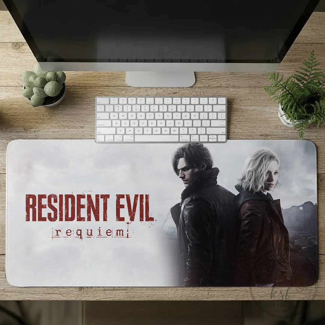 Resident Evil Requiem Gaming Desk Mat, Custom LED Light Up Mouse Pad 12 Resident Evil Requiem Gaming Desk Mat, Custom LED Light Up Mouse Pad