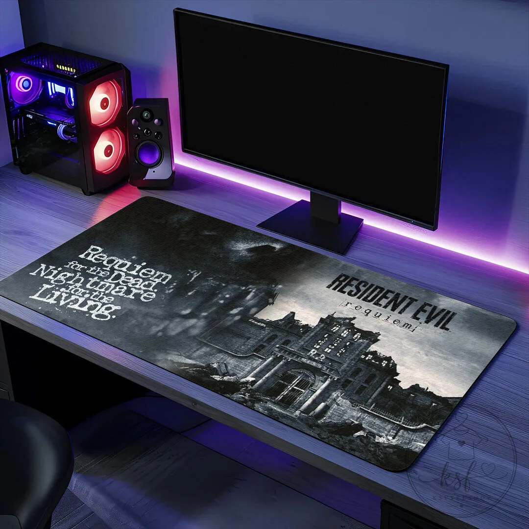 Resident Evil Requiem Gaming Desk Mat, Custom LED Mouse Pad, Large Computer Pad 11 Resident Evil Requiem Gaming Desk Mat, Custom LED Mouse Pad, Large Computer Pad