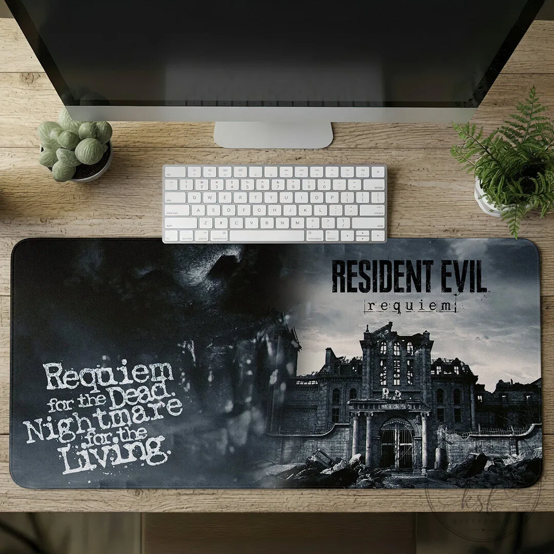 Resident Evil Requiem Gaming Desk Mat, Custom LED Mouse Pad, Large Computer Pad 12 Resident Evil Requiem Gaming Desk Mat, Custom LED Mouse Pad, Large Computer Pad