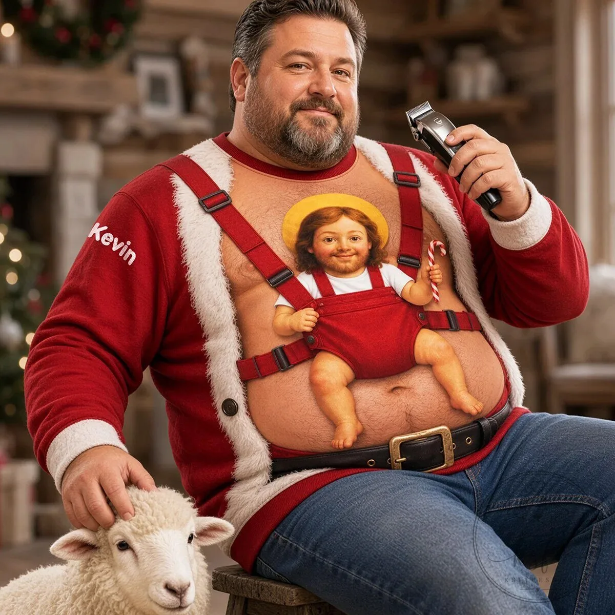 Funny Santa Baby Jesus Christmas Muscle Chest Hoodie 9 Funny Santa Baby Jesus Christmas Muscle Chest Hoodie