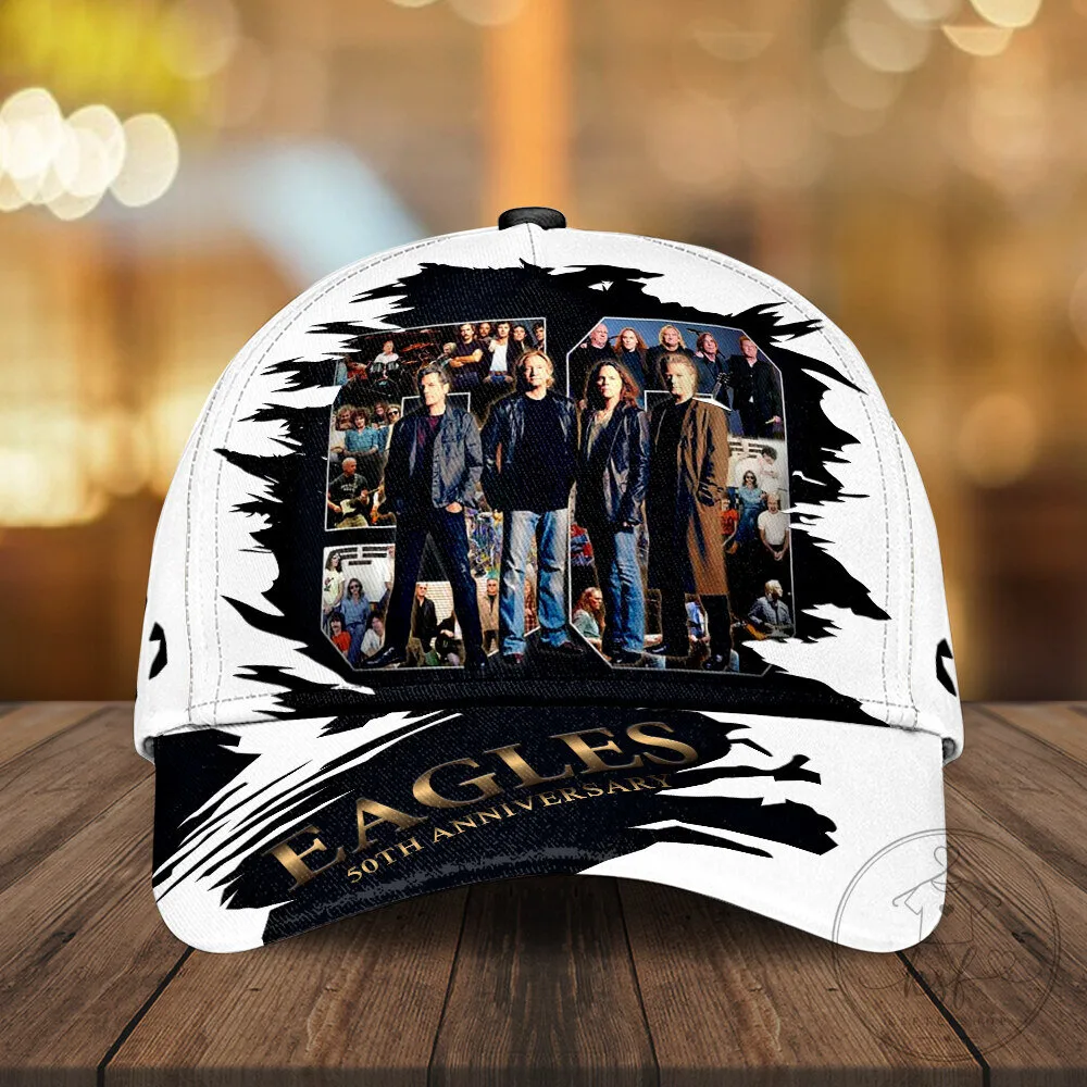 Eagles Band Their Greatest Hits 50th Anniversary Classic Cap