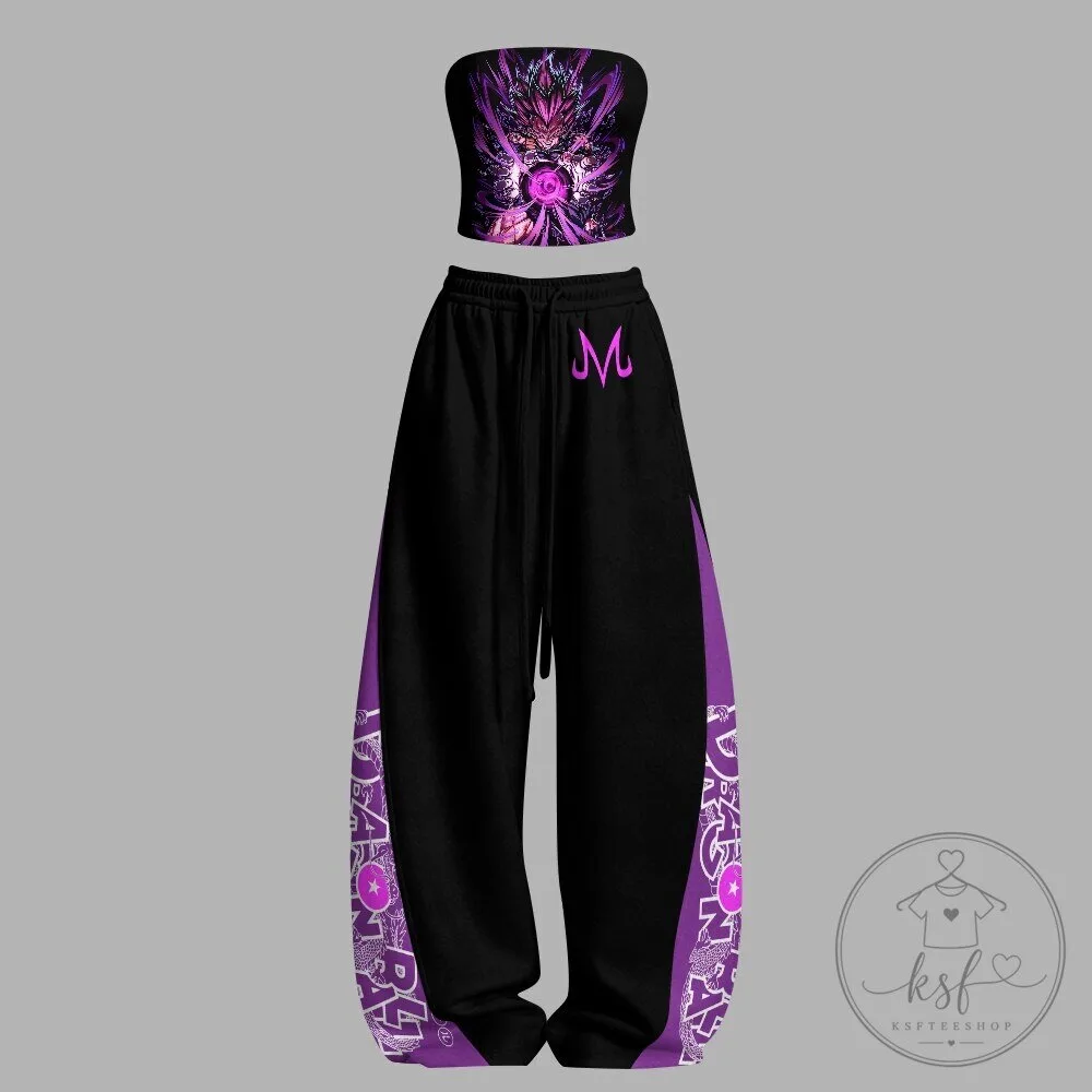 Dragon Ball Z Majin Buu Two Piece Crop Top and Pants Set