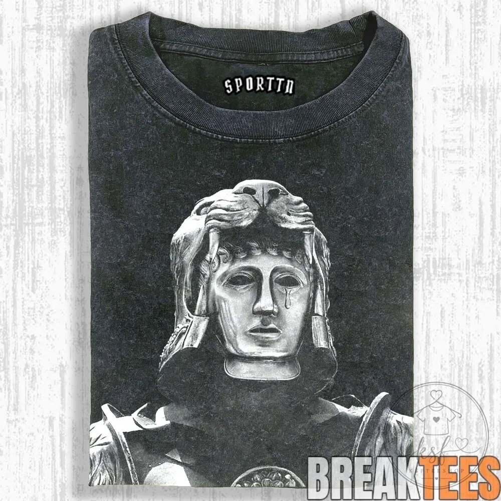Gryphon's Mask Convict Helmet Graphic Print T-Shirt