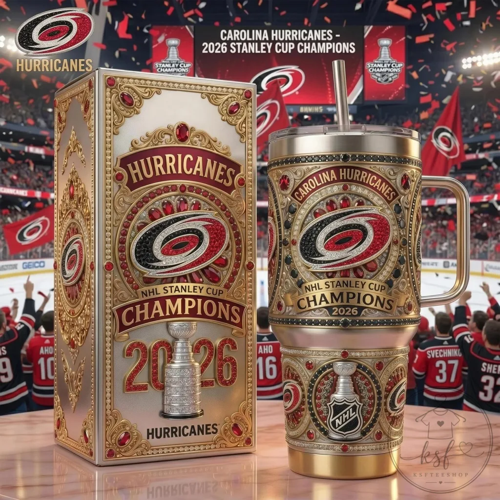Carolina Hurricanes 2026 Stanley Cup Champions NHL Tumbler