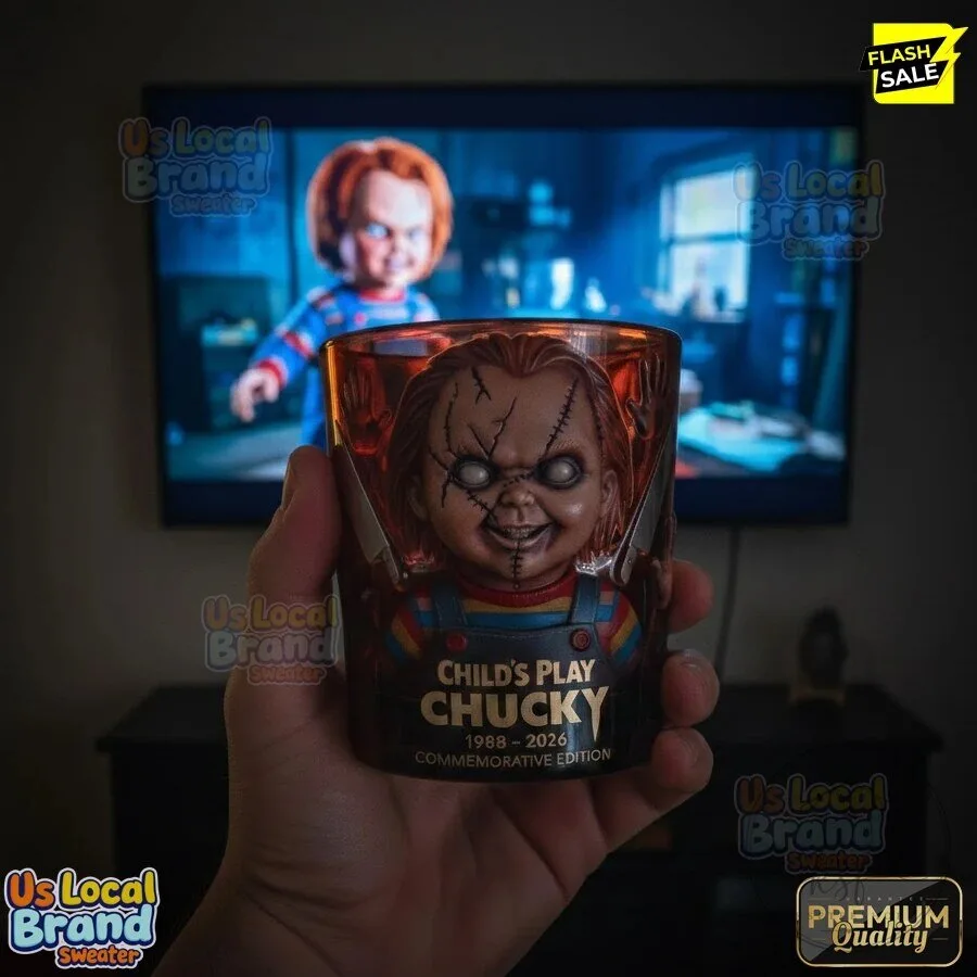 Child's Play Chucky Commemorative Edition Drinking Glass