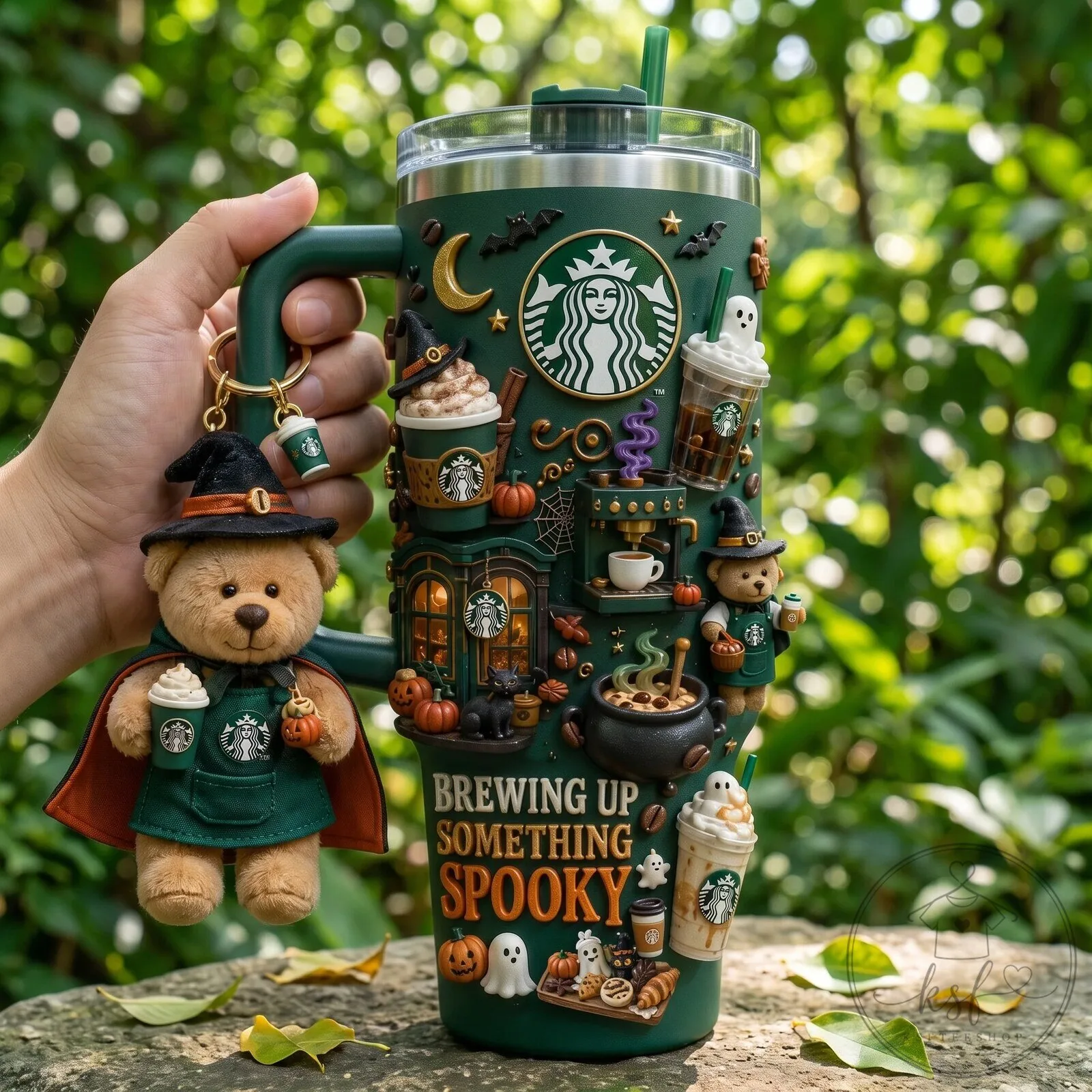 Starbucks Halloween Spooky Brew 40oz Tumbler with Handle