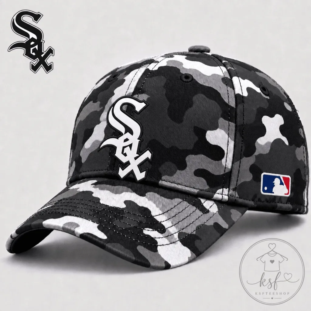Chicago White Sox Game Day Camouflage Baseball Cap Hat Chicago White Sox Game Day Camouflage Baseball Cap Hat