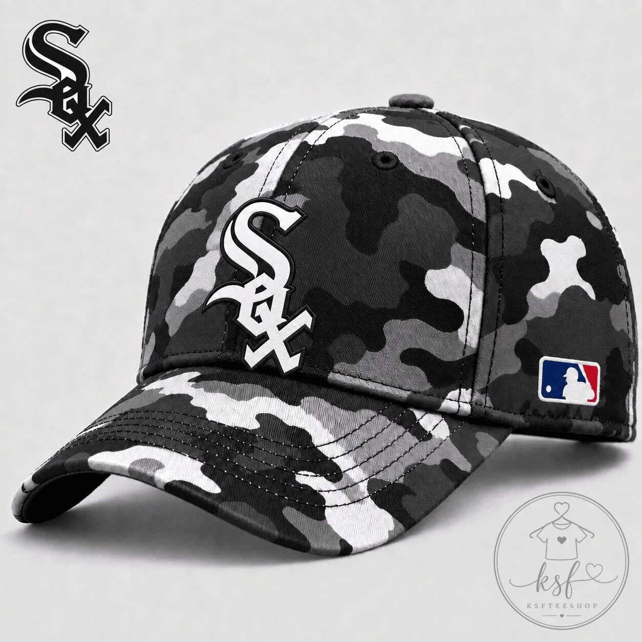 Chicago White Sox Game Day Camouflage Baseball Cap Hat