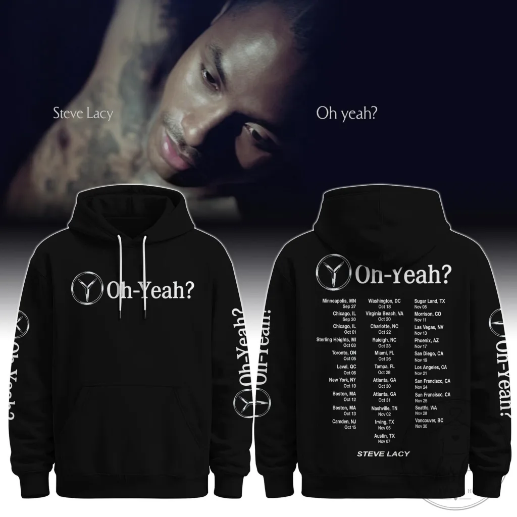 Steve Lacy Oh Yeah Tour 2023 Concert Dates Black Adult Hoodie Steve Lacy Oh Yeah Tour 2023 Concert Dates Black Adult Hoodie