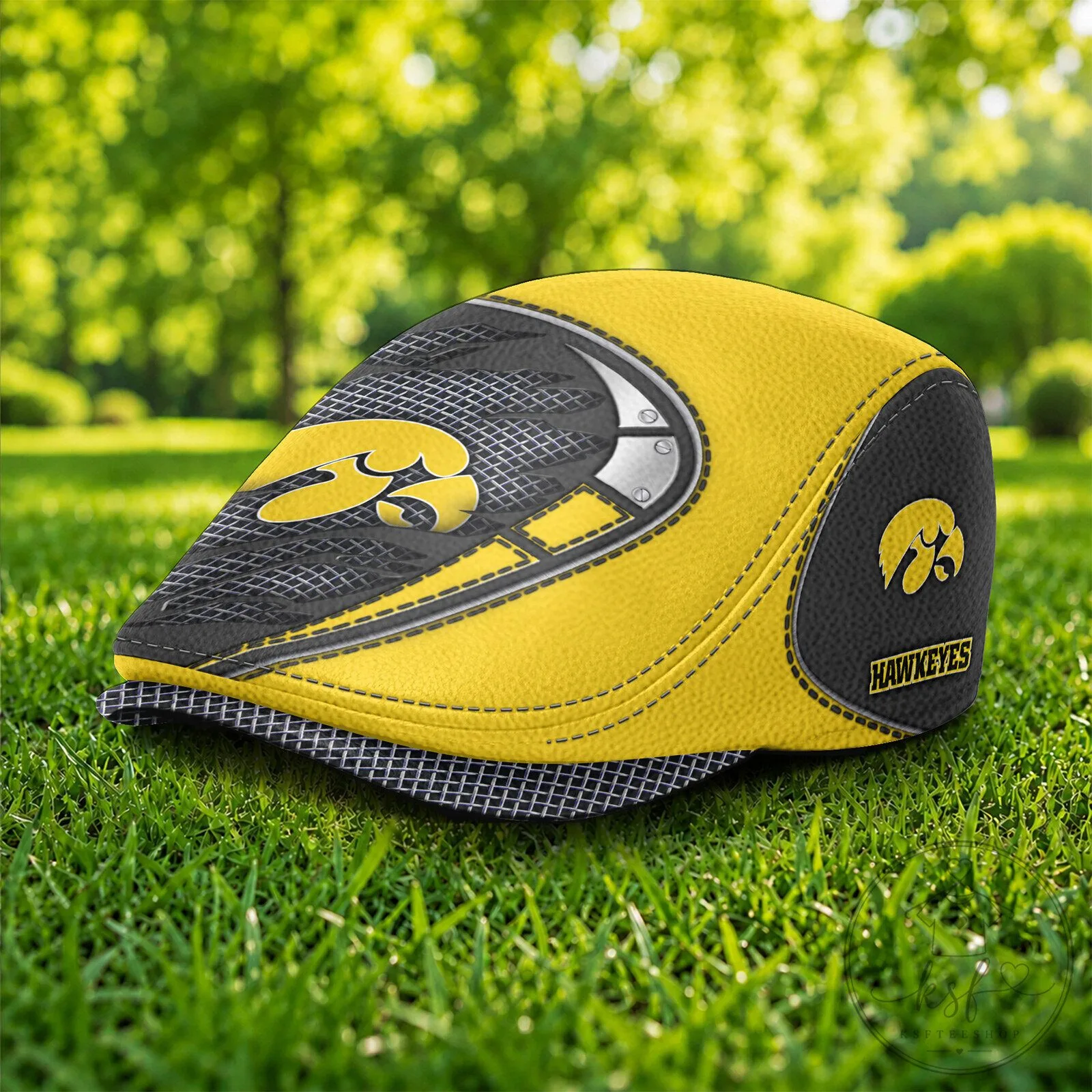 Iowa Hawkeyes NCAA Jeff Flat Cap Hat