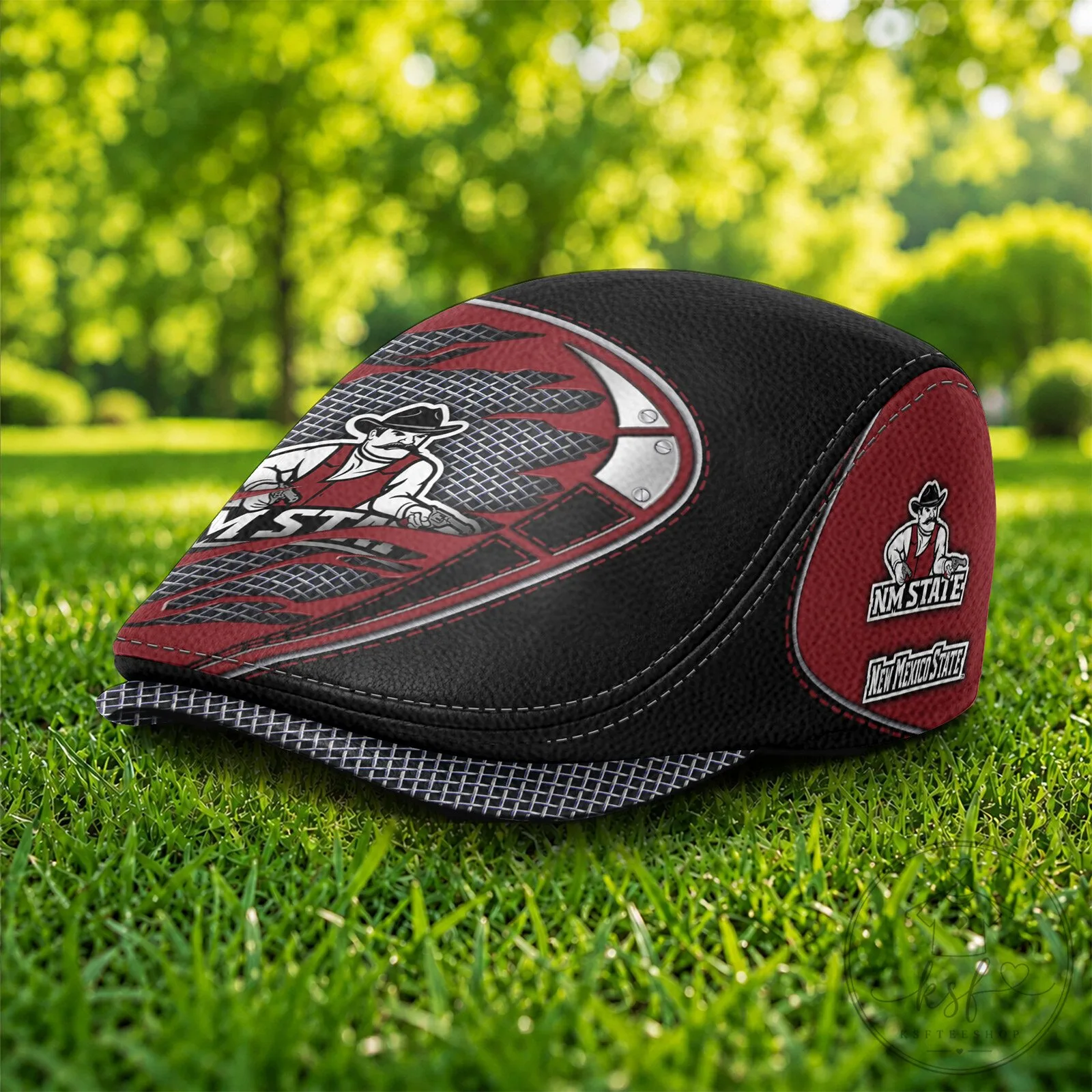 New Mexico State Aggies NCAA Golf Flat Cap Hat for Men and Women
