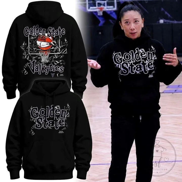 Golden State Valkyries Basketball Team Black Hoodie