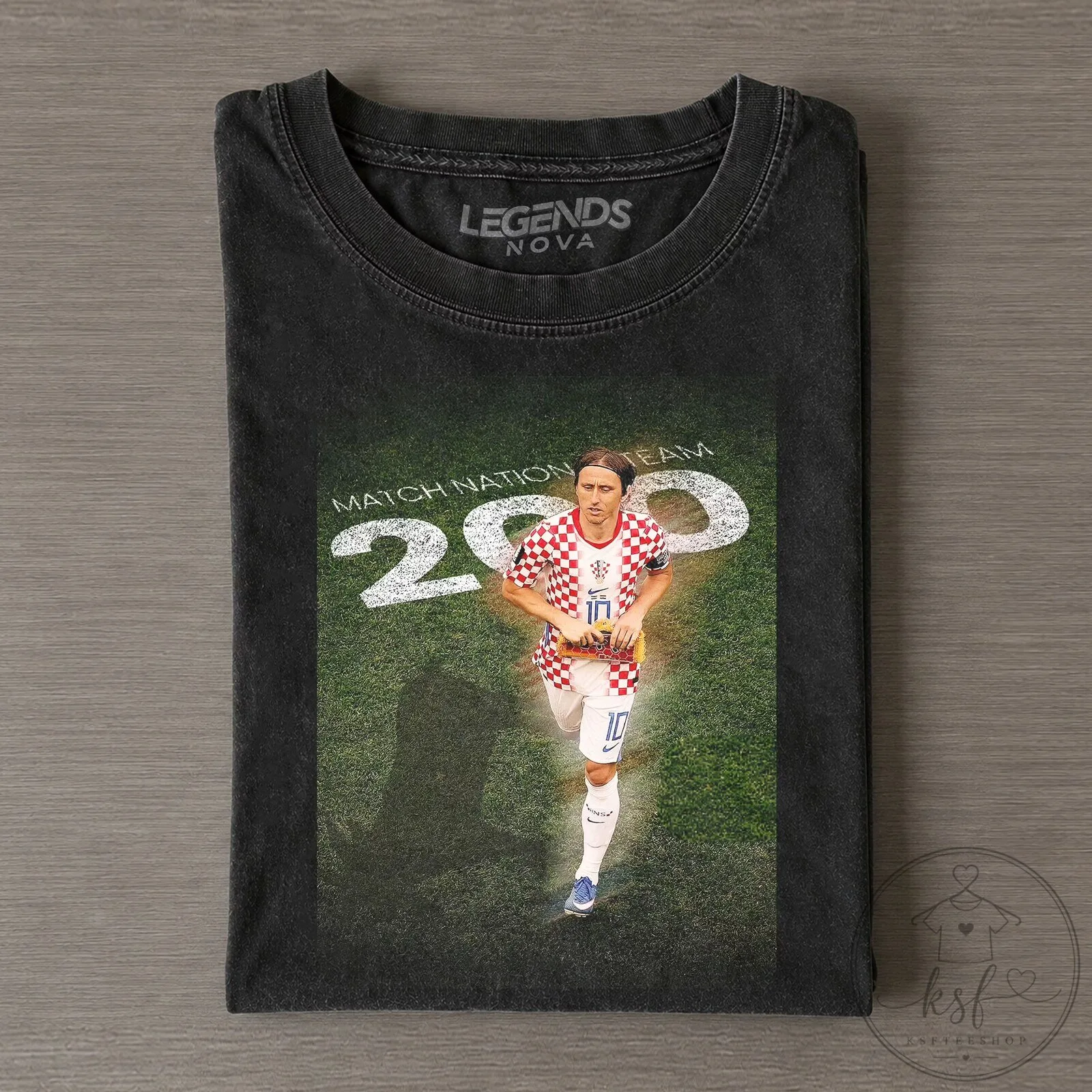 Croatia Luka Modrić Match Nation Team 2020 Football T-Shirt