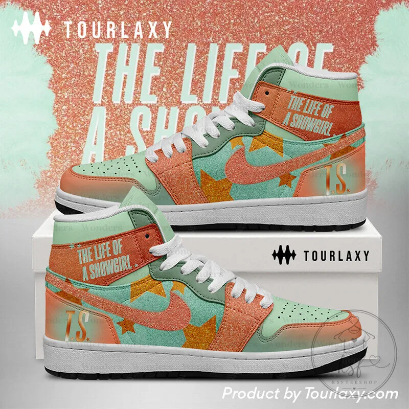 Taylor Swift The Life of a Showgirl Album Inspired High Top Shoes