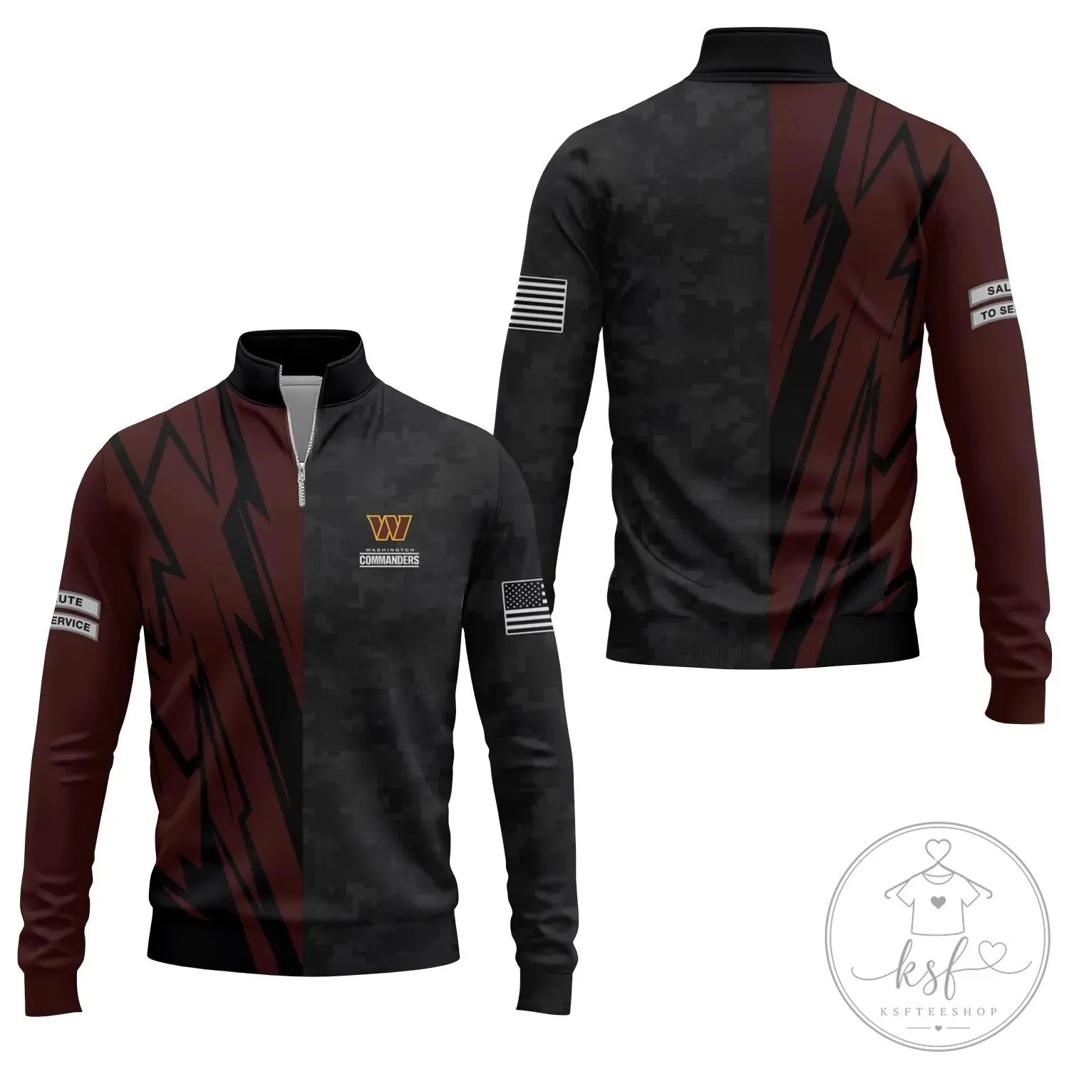 Salute To Service Quarter-Zip Sweatshirt for Washington Commanders