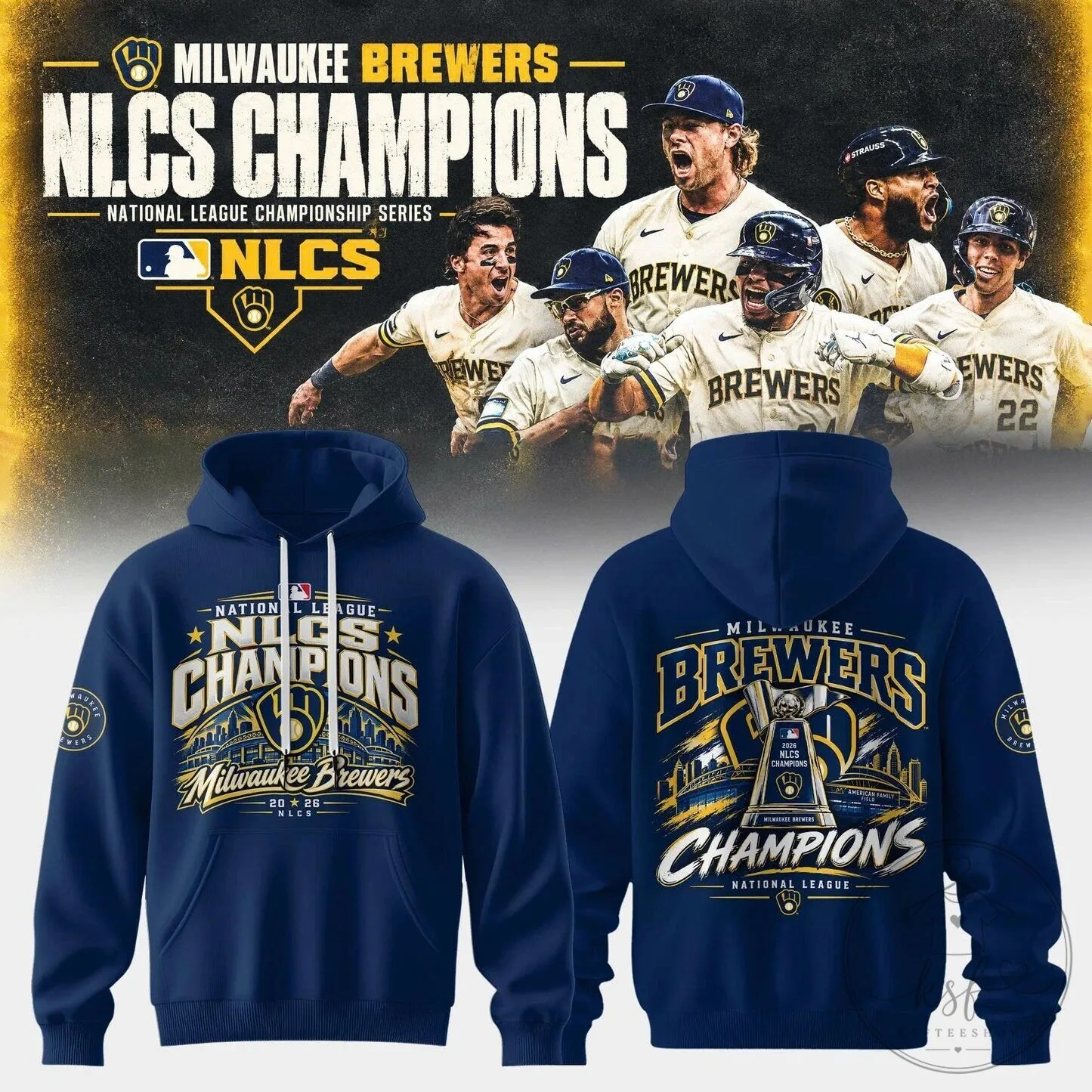 Milwaukee Brewers National League Championship Series Champions 2026 Hoodie