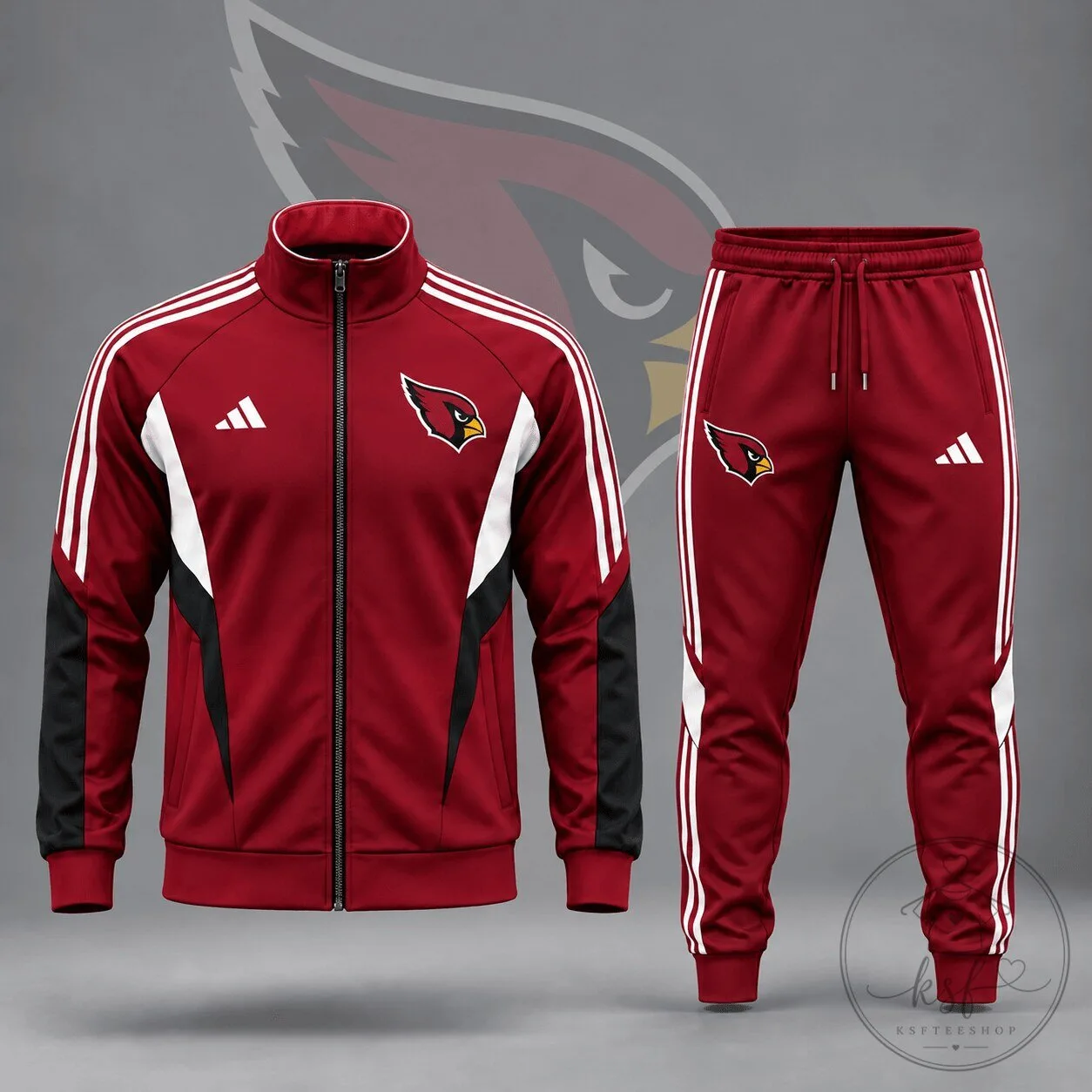 Arizona Cardinals NFL Football Team Retro Sideline Tracksuit Jacket