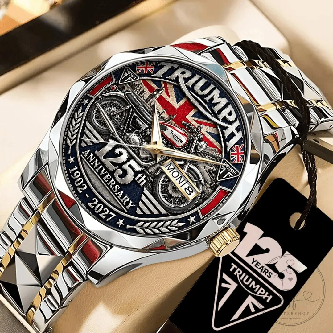 125th Anniversary Luxury Quartz Watch from Triumph Motorcycles