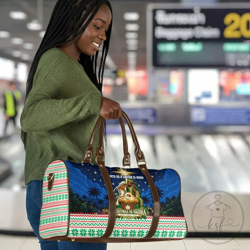 Christmas in Nigeria Nativity Scene Travel Bag 13 Christmas in Nigeria Nativity Scene Travel Bag