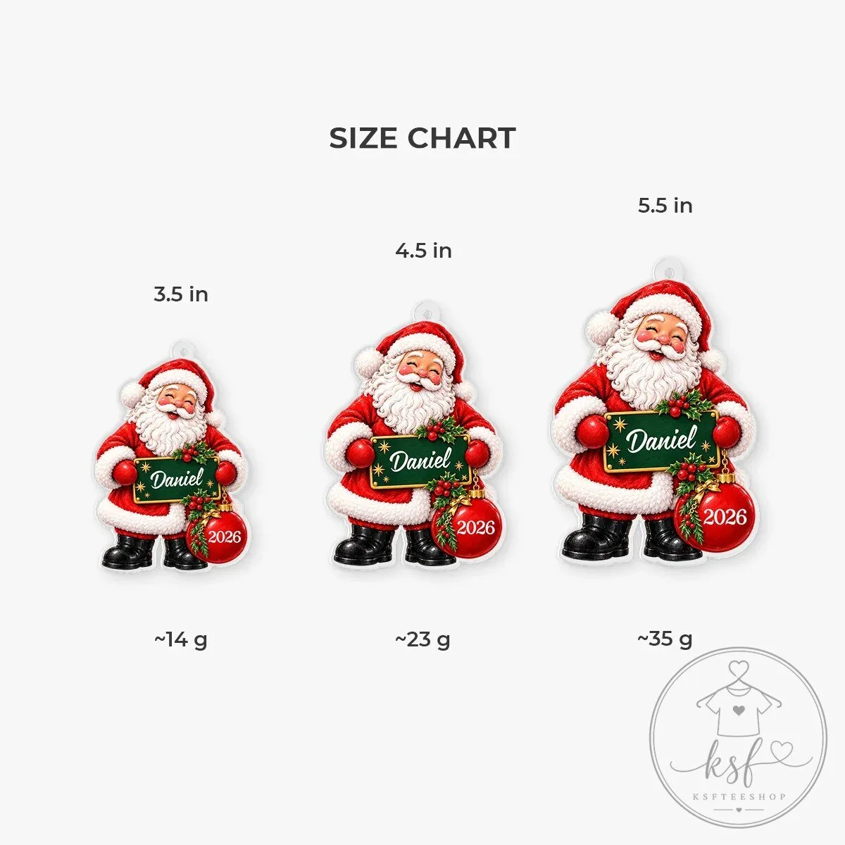 Personalized Christmas Snowman Nutcracker Santa Claus Acrylic Ornament 13 Personalized Christmas Snowman Nutcracker Santa Claus Acrylic Ornament