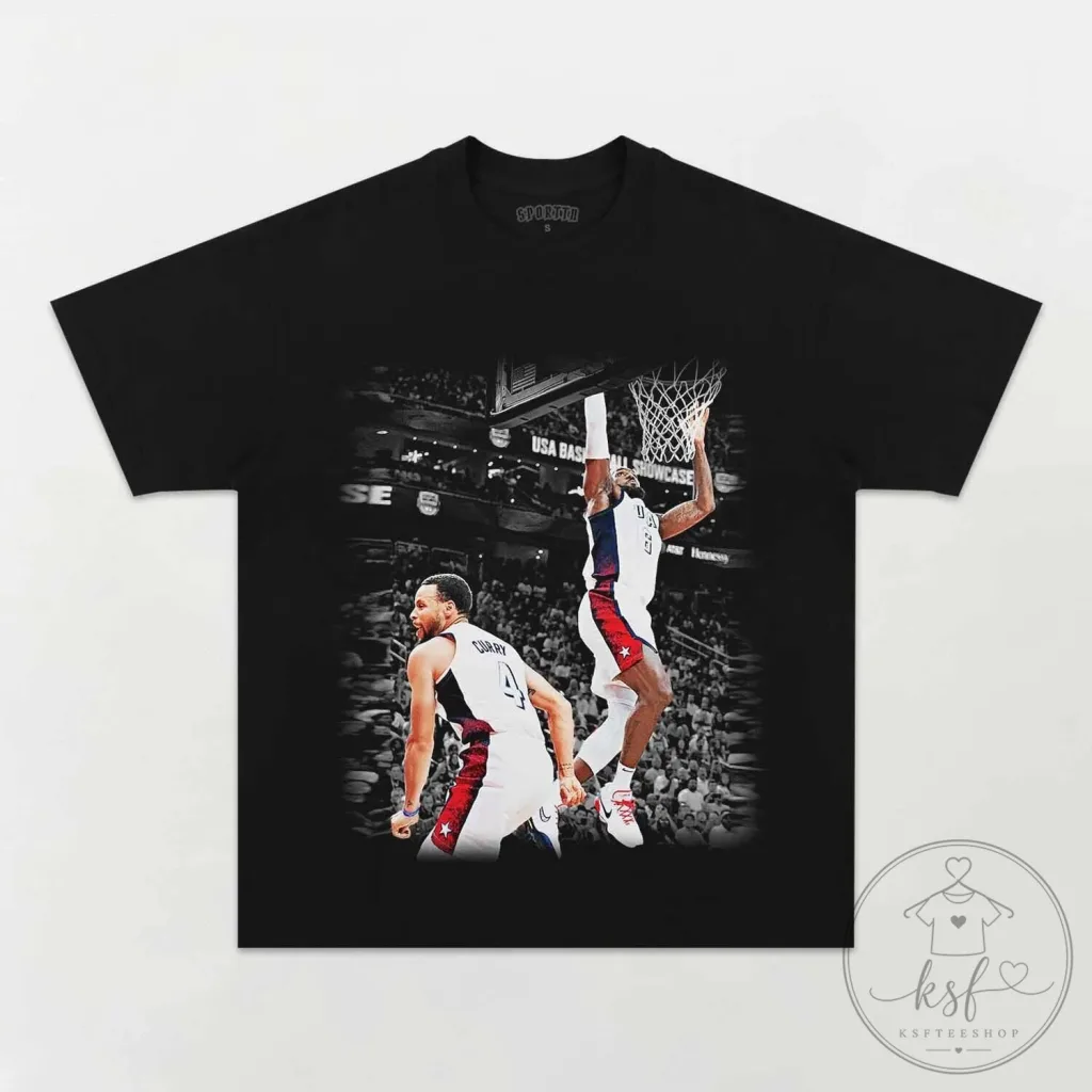 LeBron James and Stephen Curry Basketball Legends T-Shirt LeBron James and Stephen Curry Basketball Legends T-Shirt