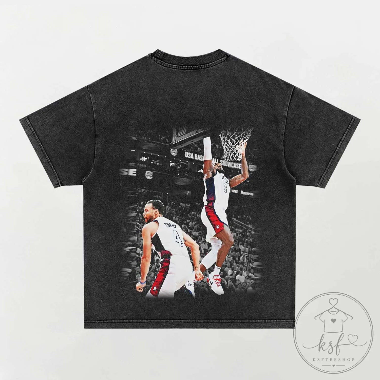 LeBron James and Stephen Curry Basketball Legends T-Shirt 8 LeBron James and Stephen Curry Basketball Legends T-Shirt
